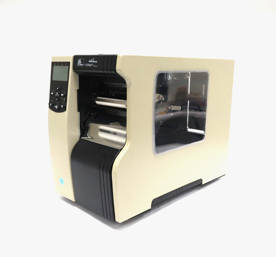 Zebra 110XI4 112-801-00000 Thermal Transfer Barcode Label Printer w/Power Cable