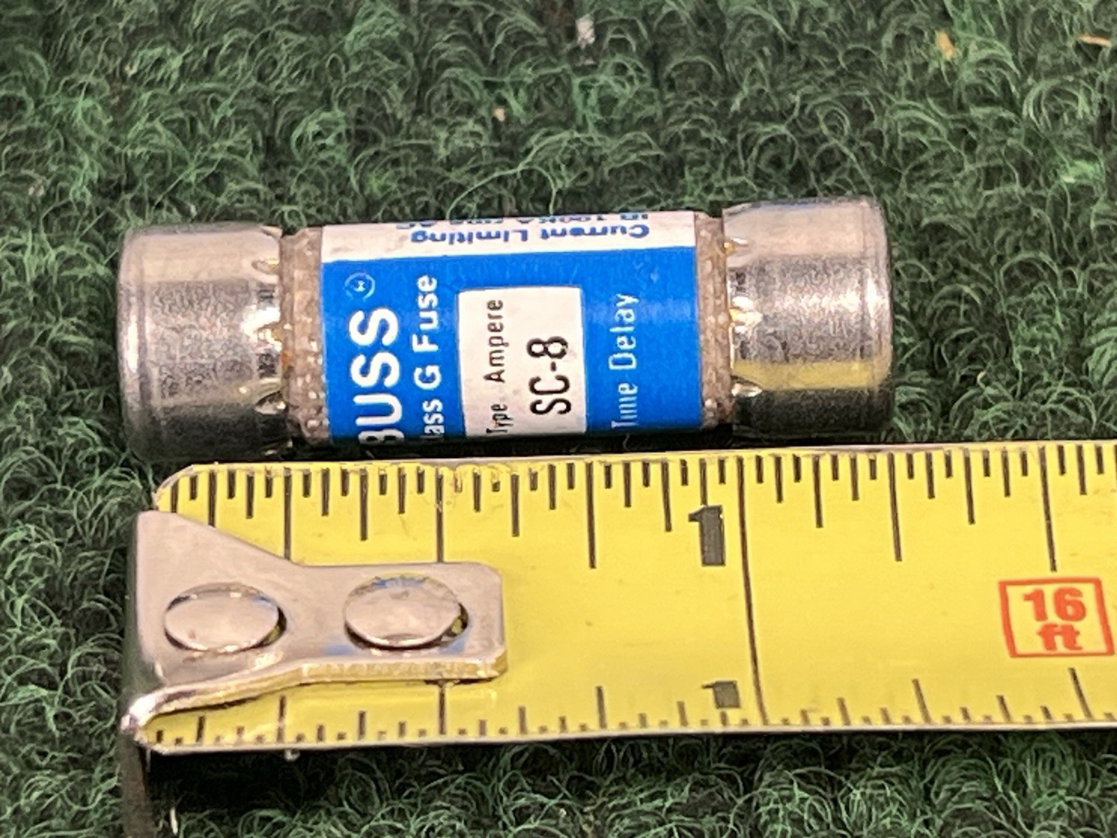 10 Pieces of Bussmann SC-8 General Purpose Buss Class G Fuses New and Tested