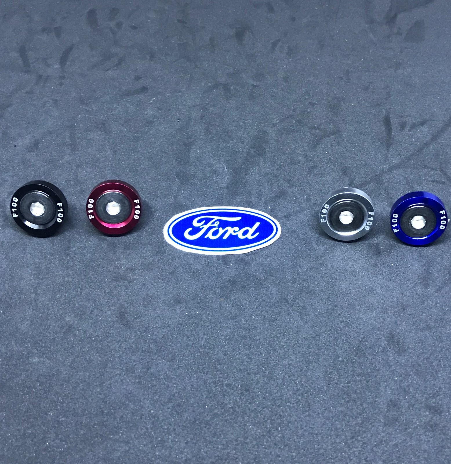 1967-1972 Ford Truck Custom Fender Bolt Kit With Or Without F100 Logo