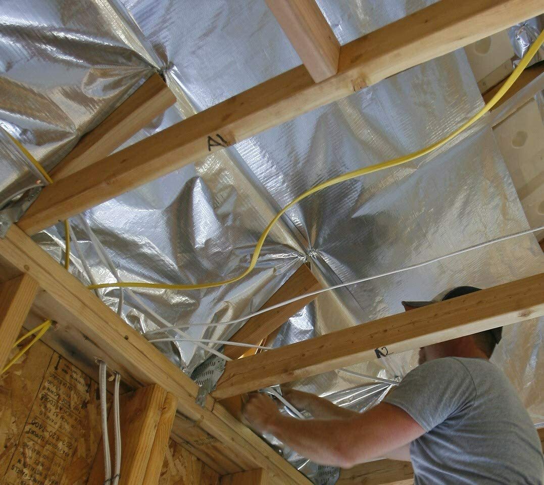 Radiant Barrier Perforated Attic Insulation Truss Rafter Size 25.5inch 1000sqft