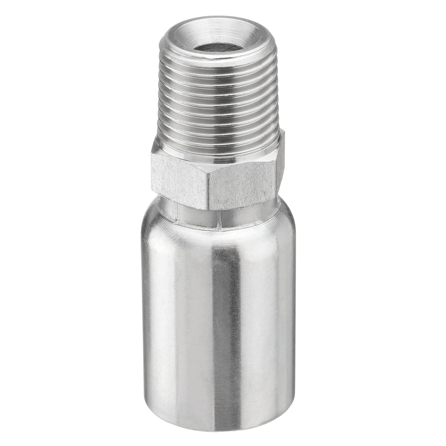 12Pack 1/2″ I.D. Hose x 1/2″ NPTF Male Hydraulic Hose End Crimp Fittings w/Cover