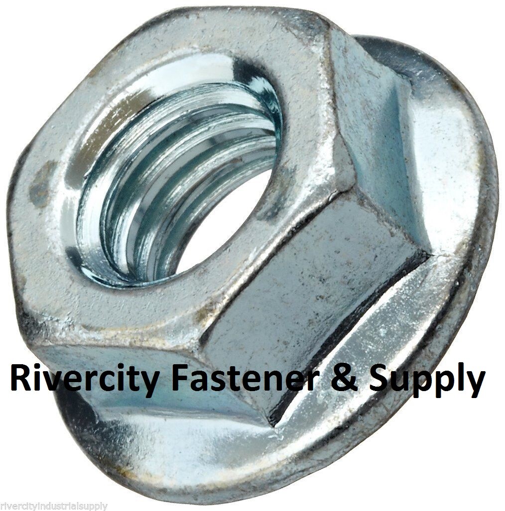 M12-1.25 JIS Flange Nuts Small Hex M12x1.25 Nut 12mm x 1.25 Serrated Flange 10.9