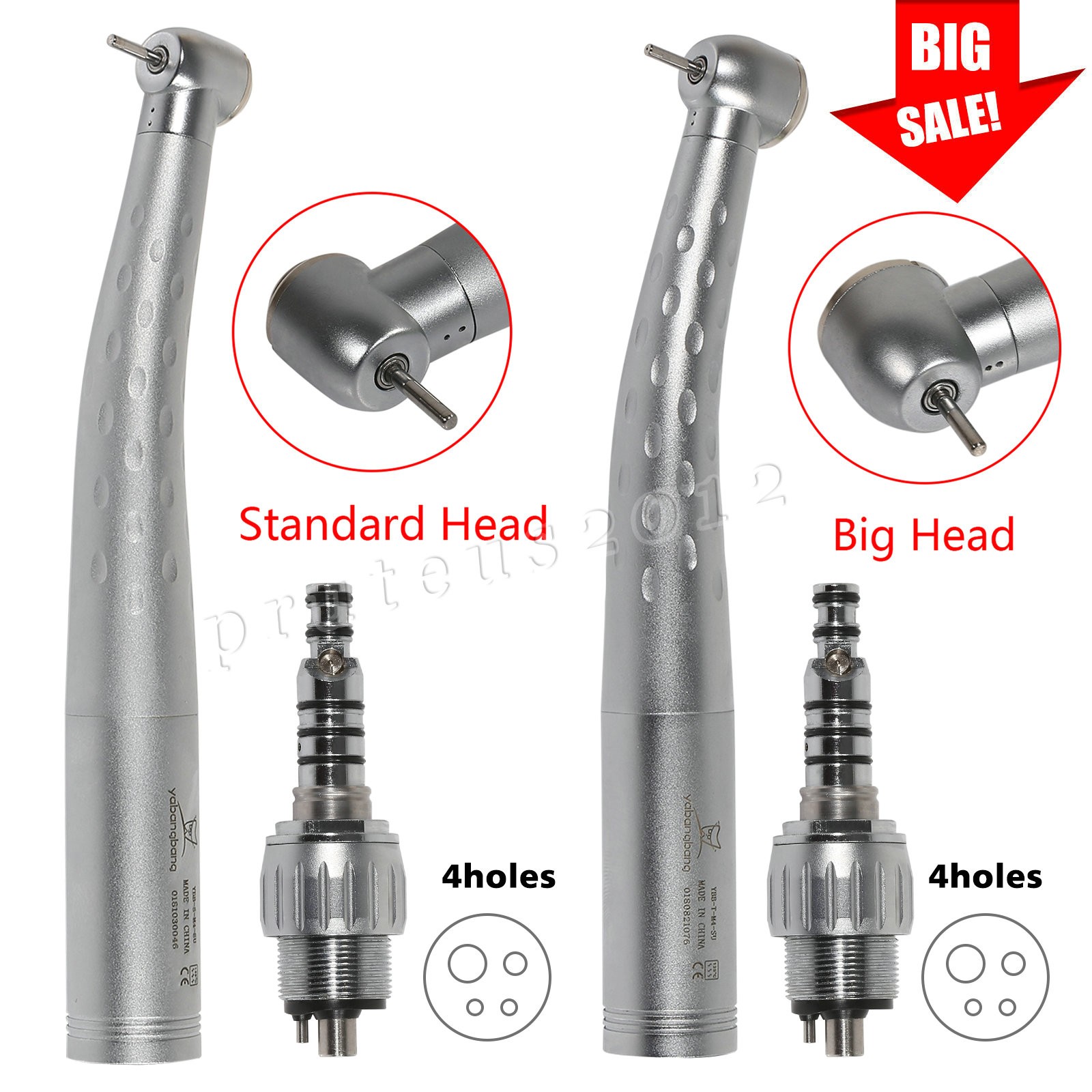 KAVO Style Dental High Speed Handpiece Turbine +4 Hole Quick Coupler 360° Swivel