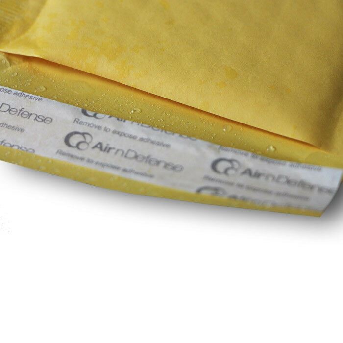 #00 5×10 Kraft Bubble Padded Envelopes Mailers Yellow Shipping Bags AirnDefense