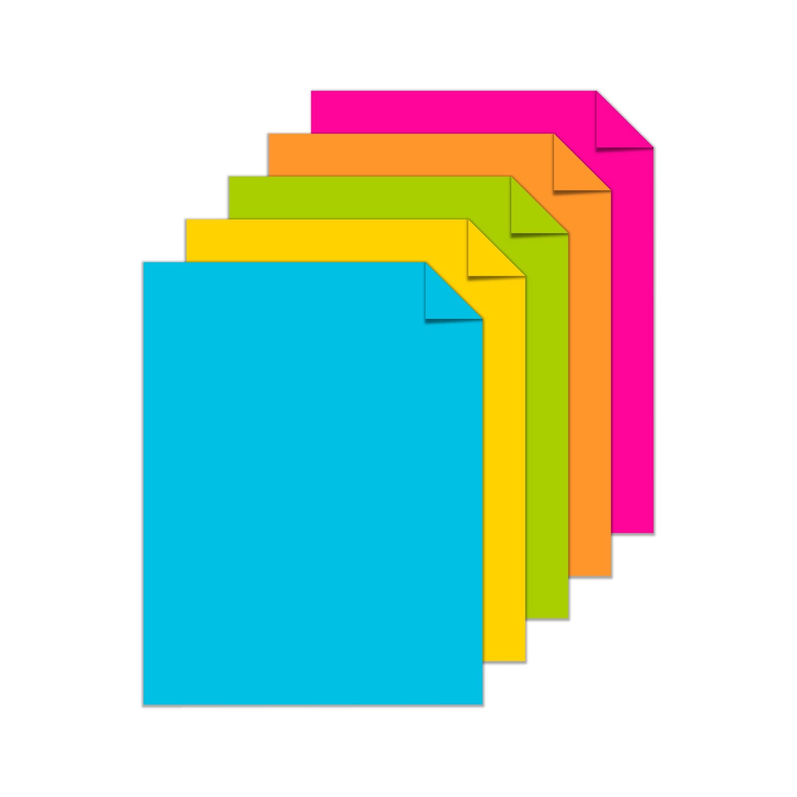 Astrobrights Bright Color Paper Letter Size 24 lb Assorted Colors 500 Sheets