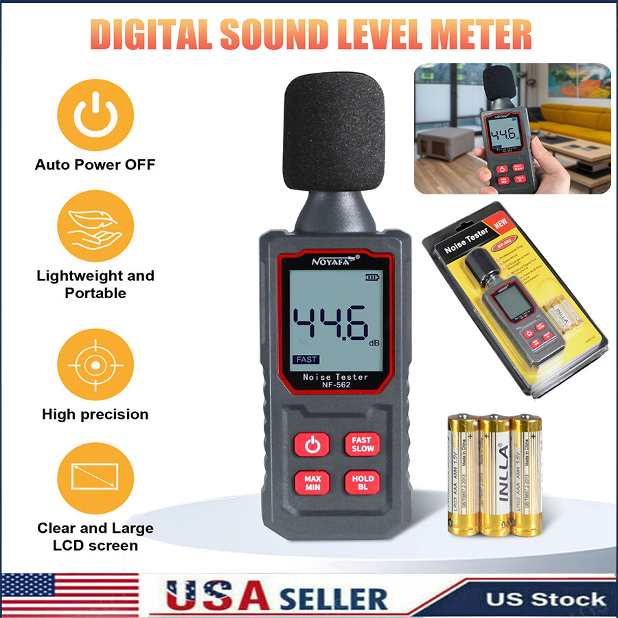 Portable digital sound meter professional precise decibel tester 30-130dB