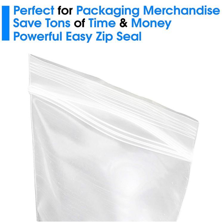 200 3×4 Reclosable Resealable Clear Zipper Plastic Bags 2Mil 3″x4″ inch