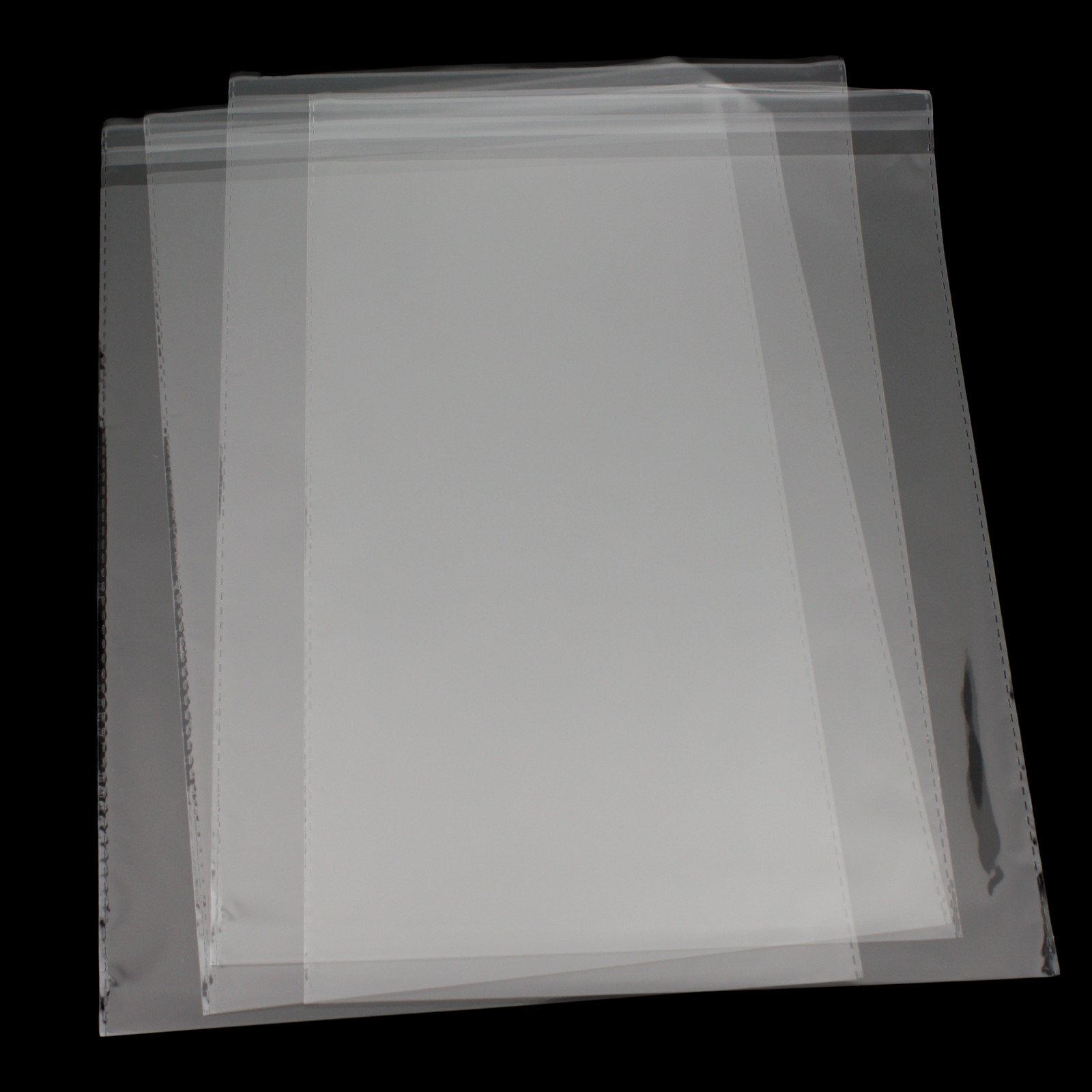 10×13 Clear Resealable T-Shirt/Apparel Self Seal Lip Tape Poly Plastic bags