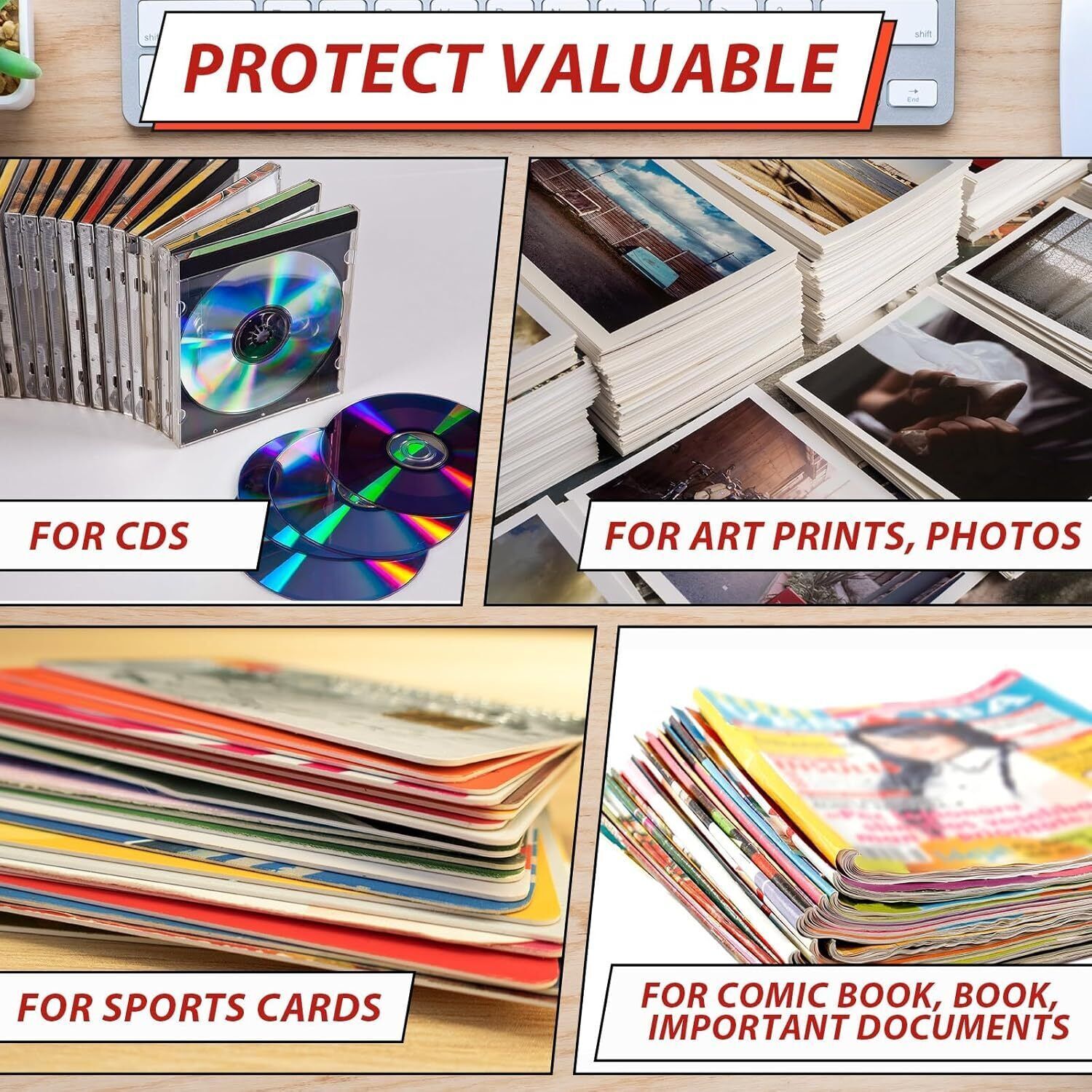 25-200 6.5”X4.5” Proline Rigid Photo Shipping Flats Cardboard Envelope Mailers