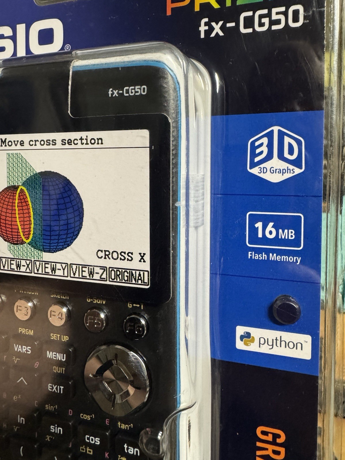 Casio Prizm FX-CG50 Color Graphing Calculator w/3D Graph -black/ New