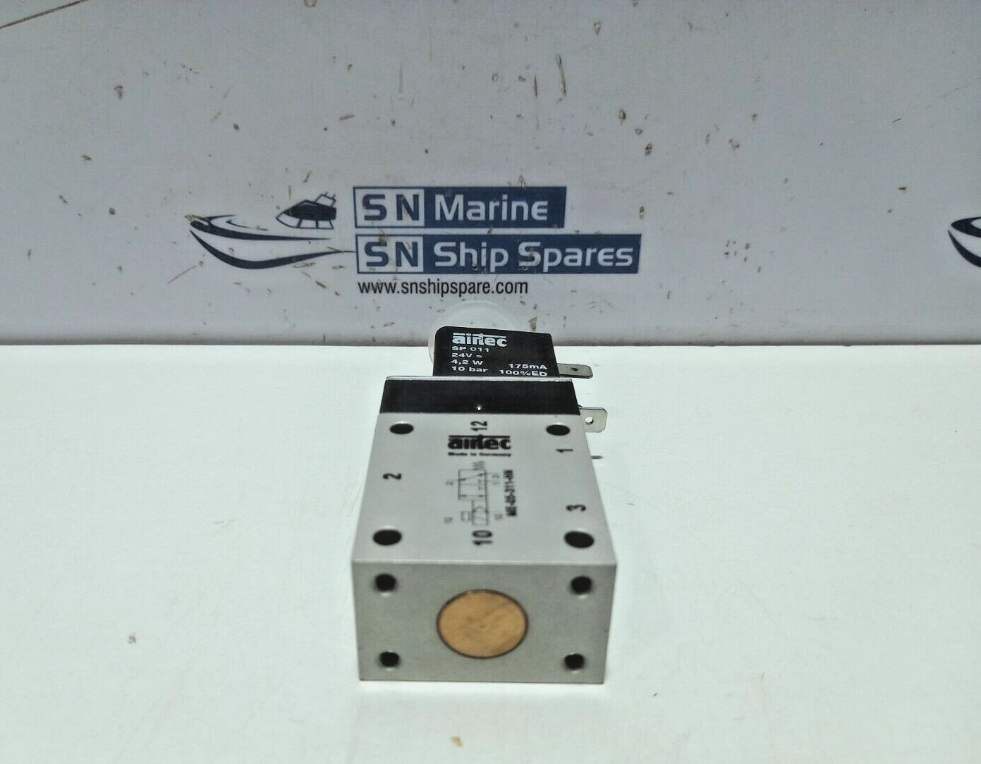 AIRTEC ME-05-311-HN Solenoid Valve With ARTEC SP011 Solenoid Coil 24V 4,2W 10Bar