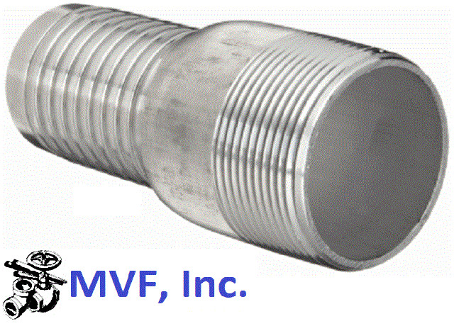 2″ NPT Aluminum Hose Barb KC King Combination Nipple for 2″ ID Hose SF200A