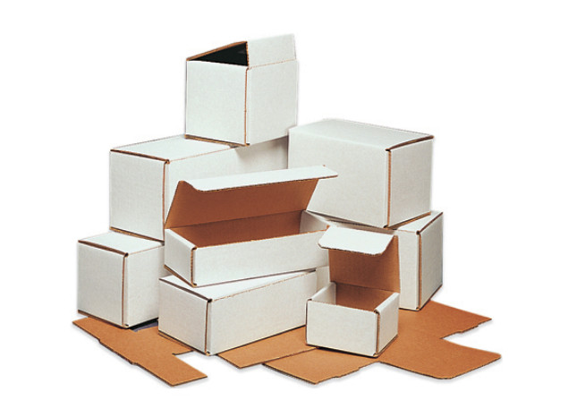 100 Pack 3x2x2 White Corrugated Shipping Mailer Packing Box Boxes 3″ x 2″ x 2″