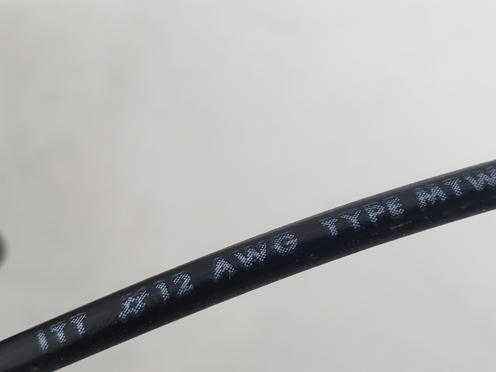 9772-14 Open Box ITT Royal Product Black 12 1/32 Wire 4-1/2 lbs On Spool USA