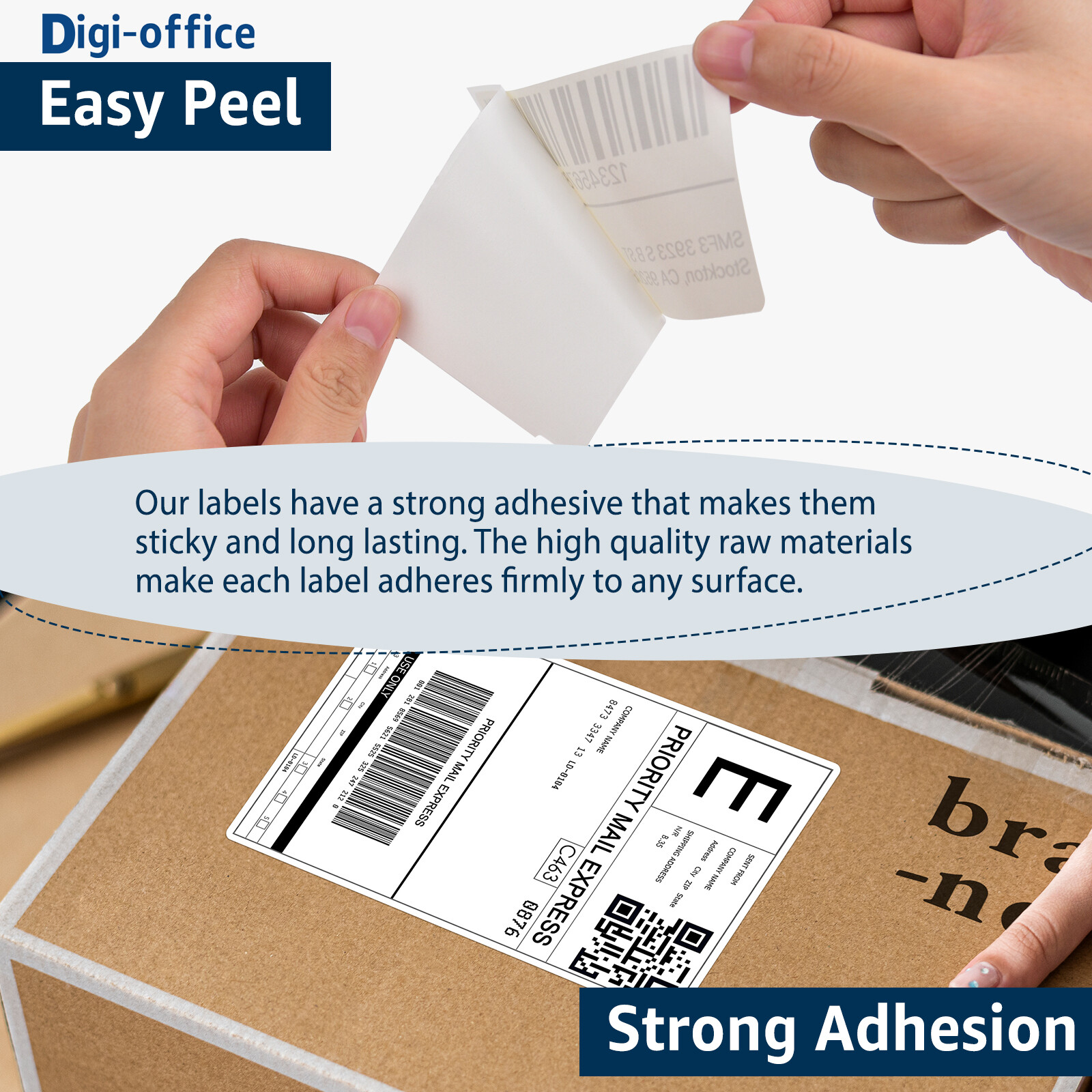 4″ x 6″ DK 1241 Address White Paper 200 Labels P/R For Brother QL-1100 1050N