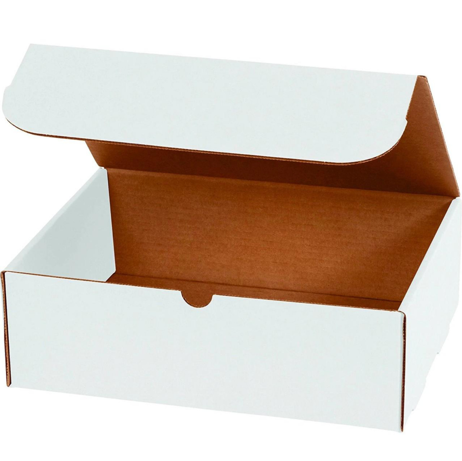 100 – 7x5x2 White Corrugated Shipping Mailer Packing Box Boxes