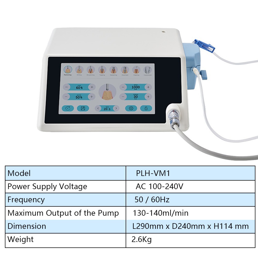 80 Ncm 100-240V Dental Implant Motor System with 20:1 Handpiece