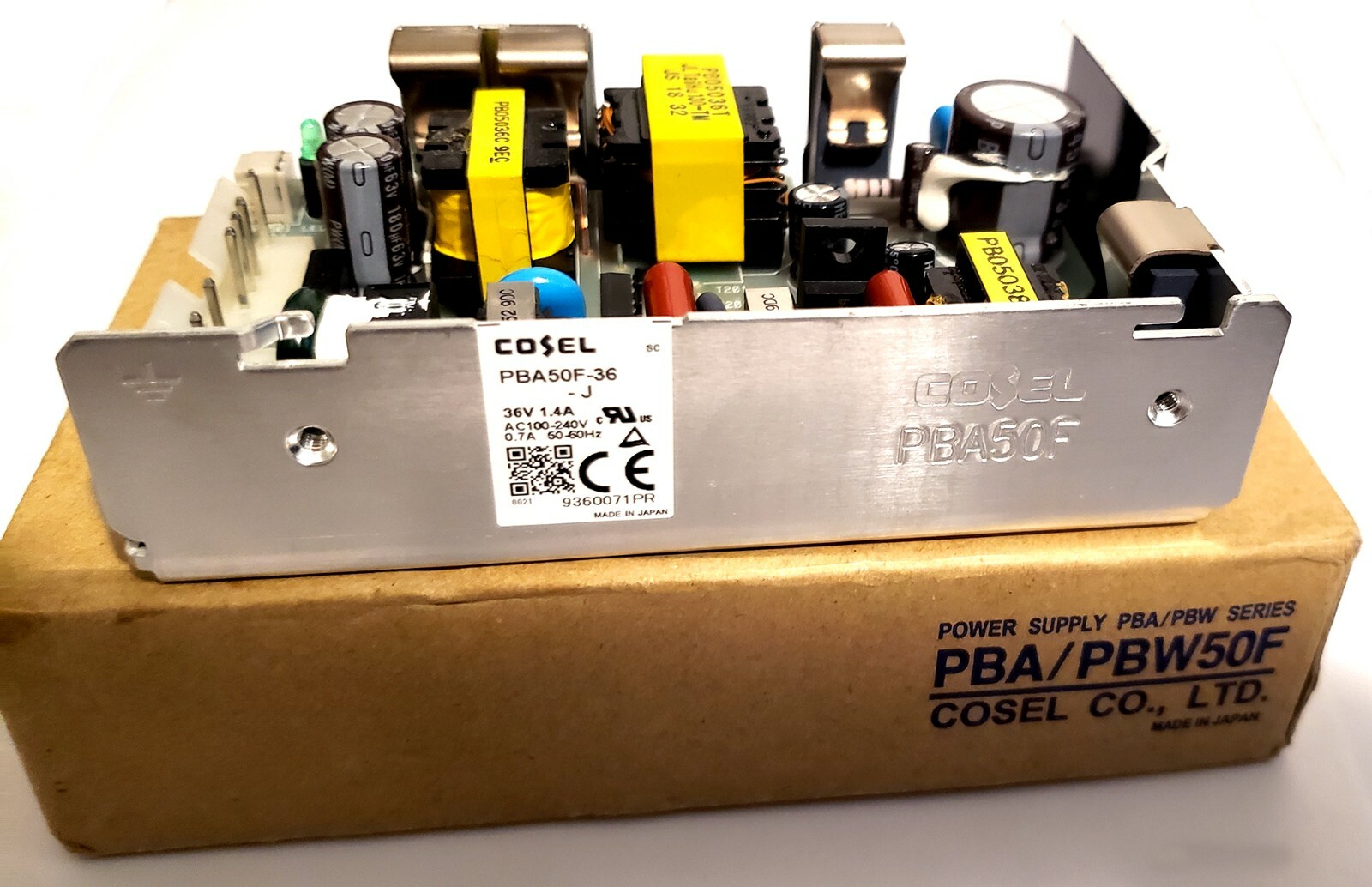 Cosel PBW50F-36 Power Supply PBA/PBW Series-RoHS | 36V 1.4A -AC 100-240V New