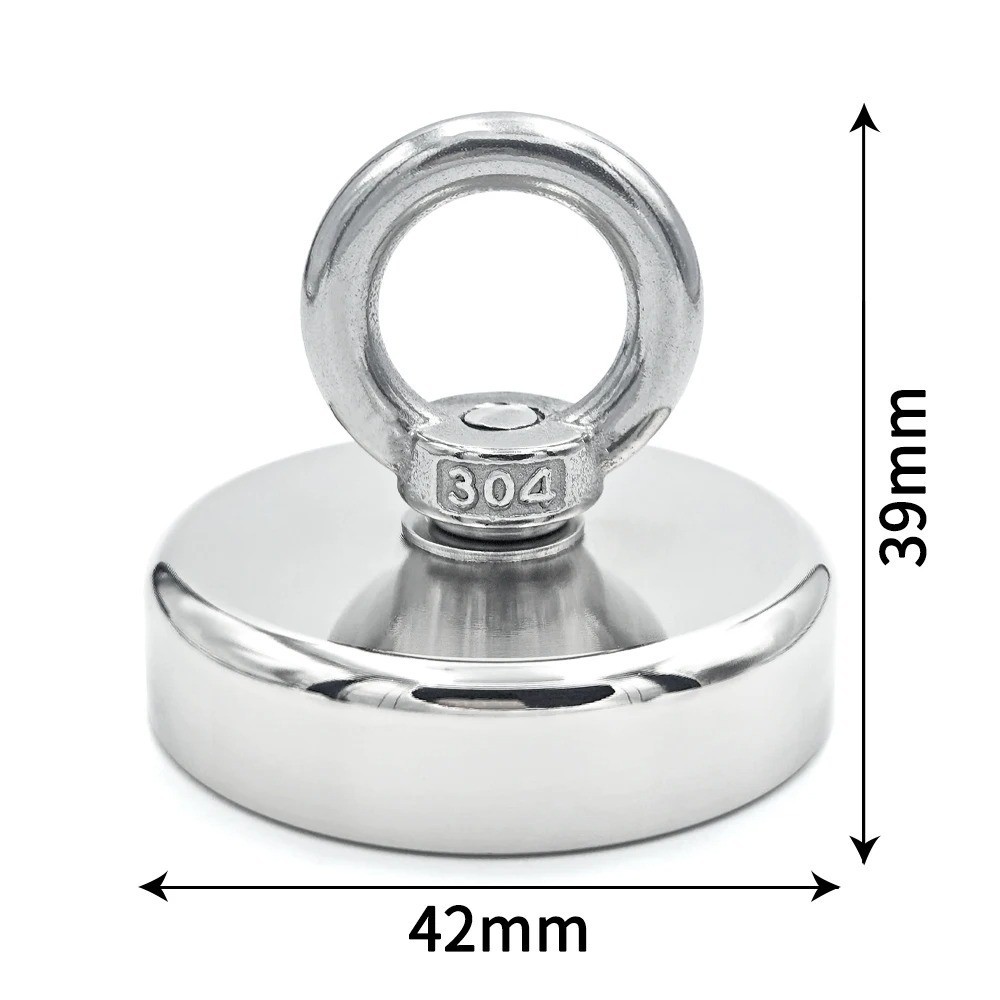 Super Strong N52 Neodymium Fishing Magnet Hook Heavy Duty Rare Earth Power Grips