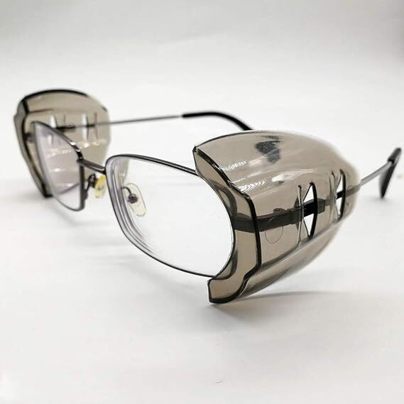1~200 Pairs Side Shields For Eye Glasses Slip On Safety Glasses Shield Universal