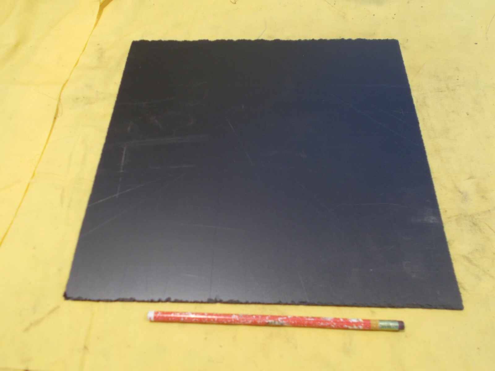 BLACK EXPANDED PVC PLASTIC SHEET 1/8″ x 12″ x 12″ vacuum thermoform foam board