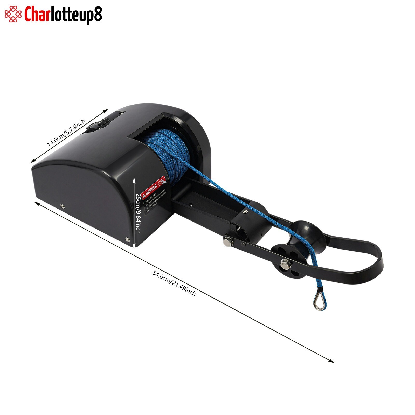 35lbs 12V Heavy Duty Boat Electric Anchor Winch with Wireless Remote Control