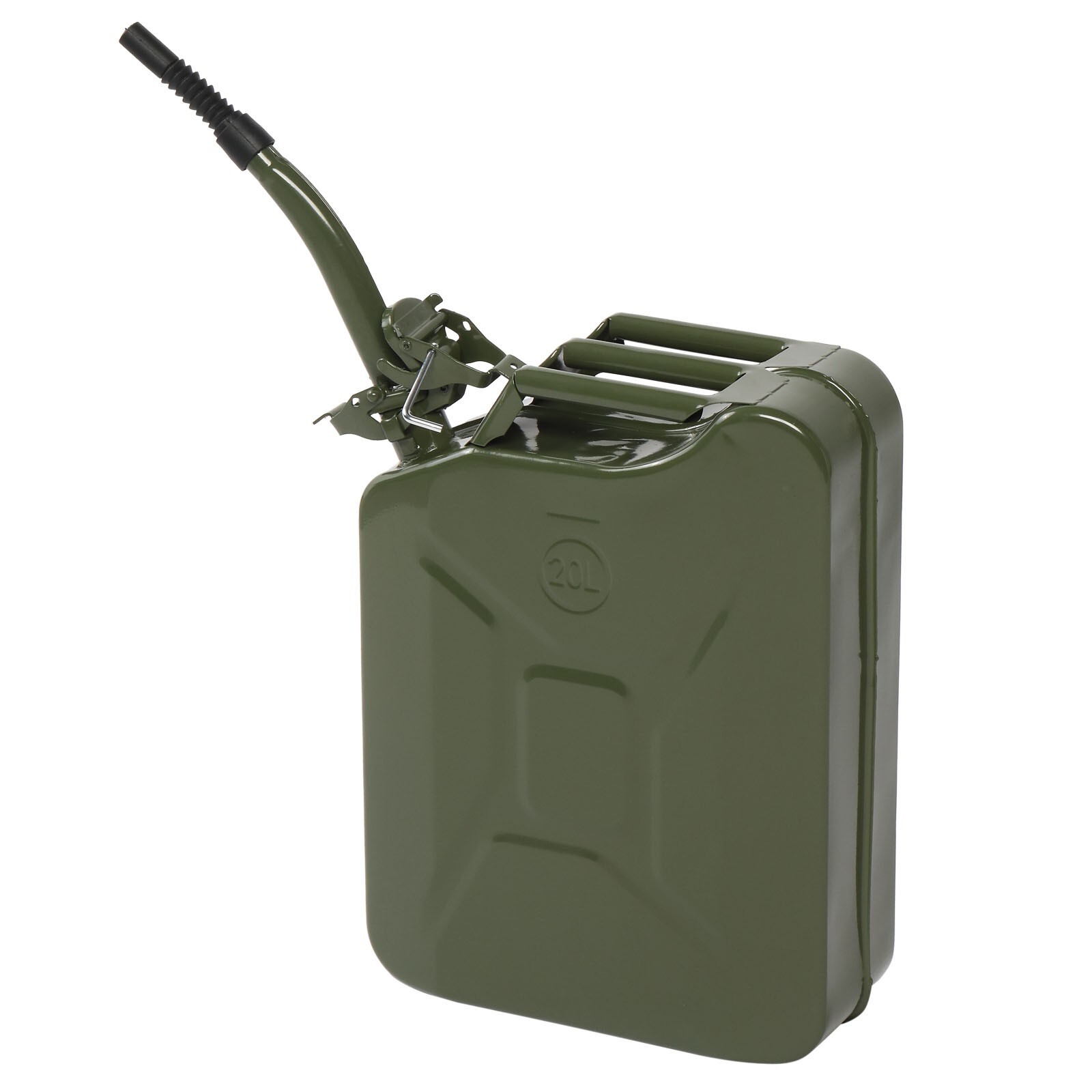 20Litre Portable American Fuel Iron Oil Petrol Diesel Storage Can Oil Drum Green