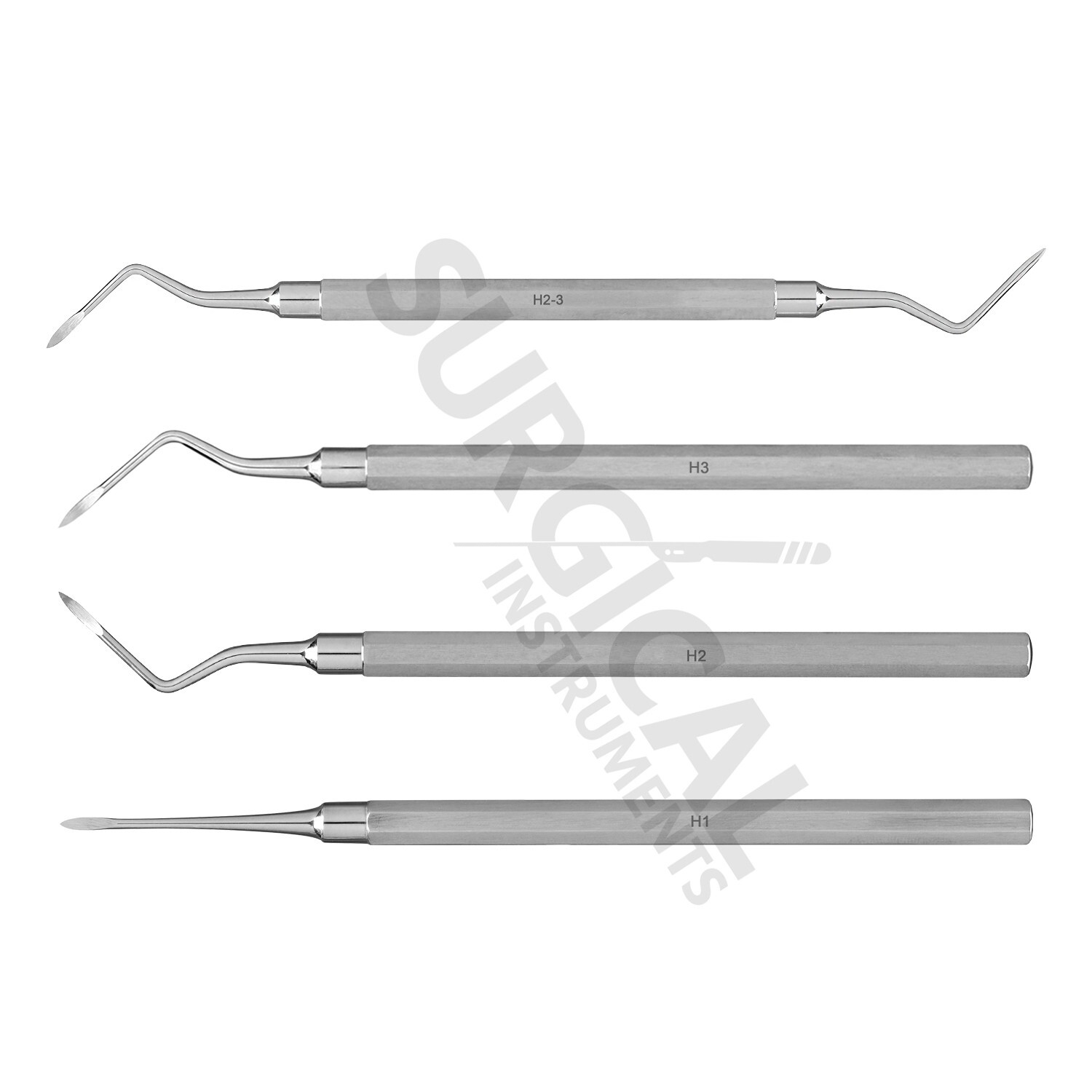 4 Pcs Dental Straight Surgery Extraction Root Tip Apical Elevator German Grade