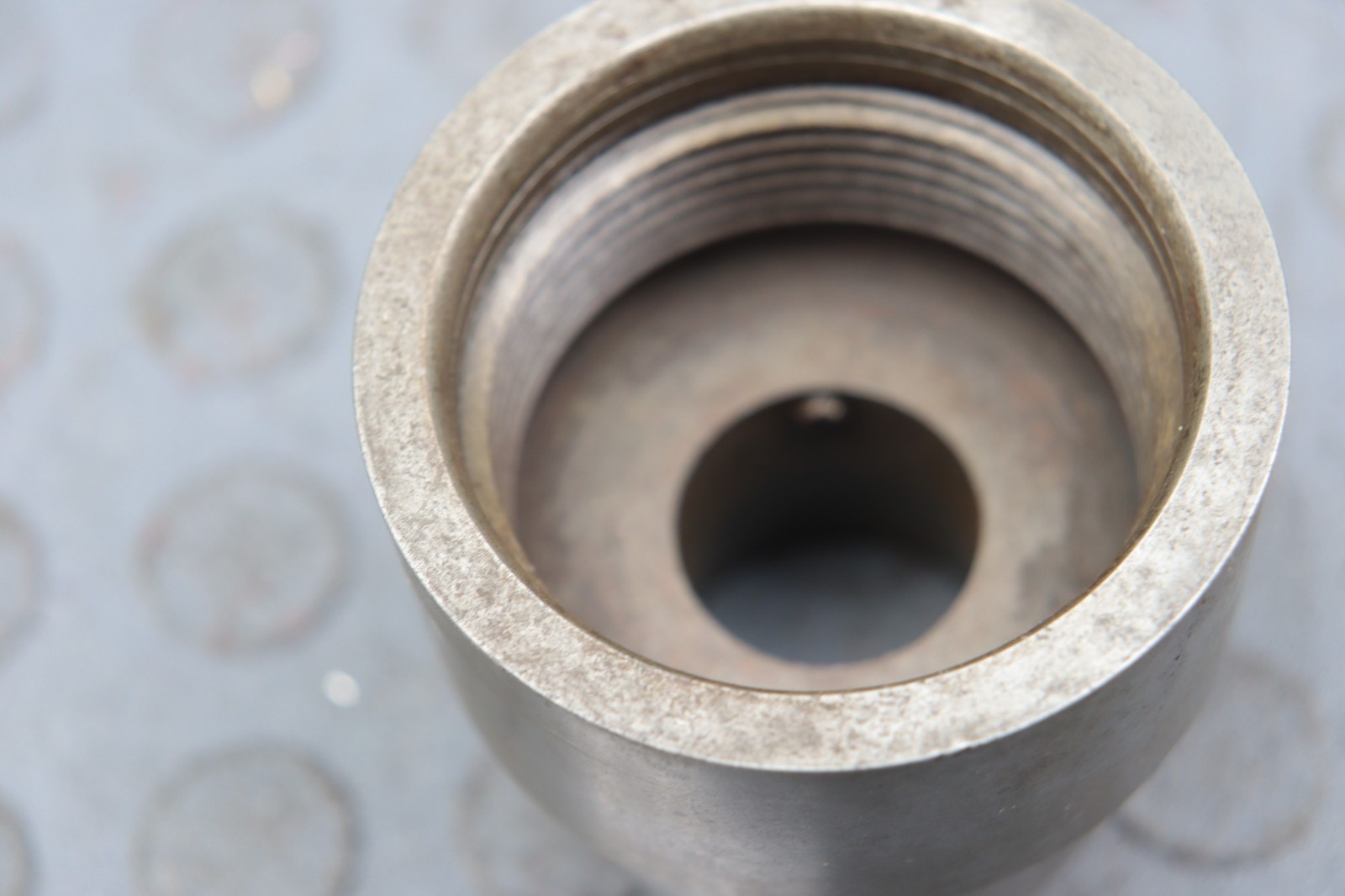 LATHE SPINDLE NOSE MOUNT 2-3/8” 8 TPI UNKNOWN COLLET LOC8055