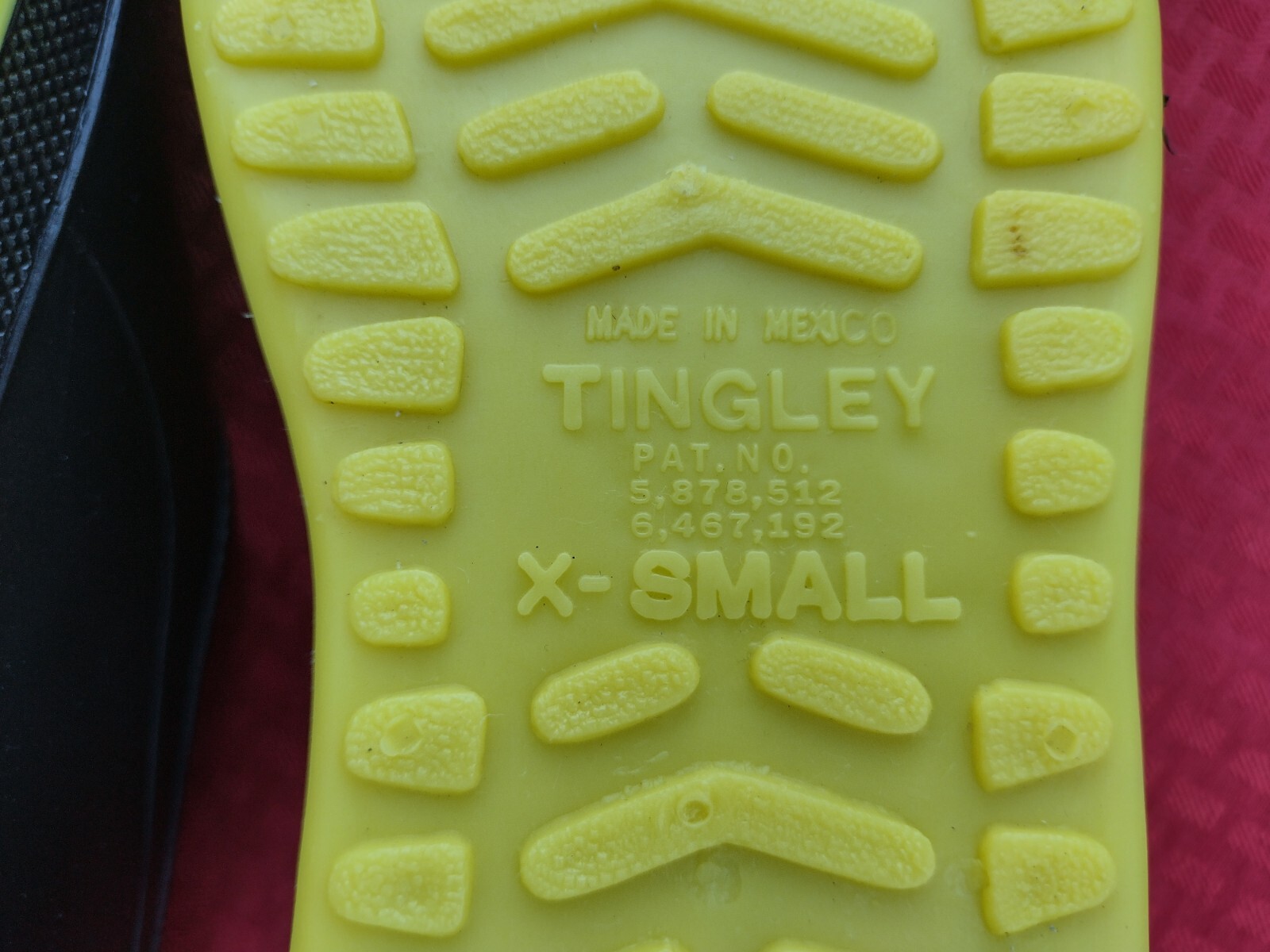NEW Steel Toe Tingley Workbrutes Unisex PVC Rubber Overshoe Size XSmall