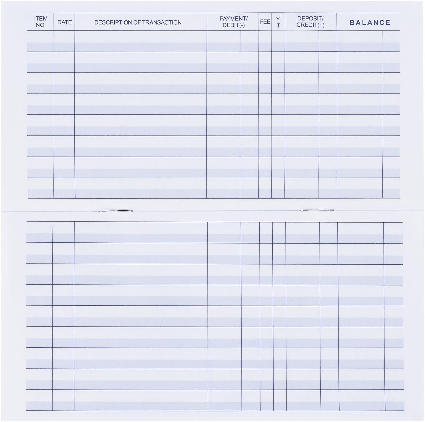 20 Pack Checkbook Register, Check Registers for Personal & Business Bank Account