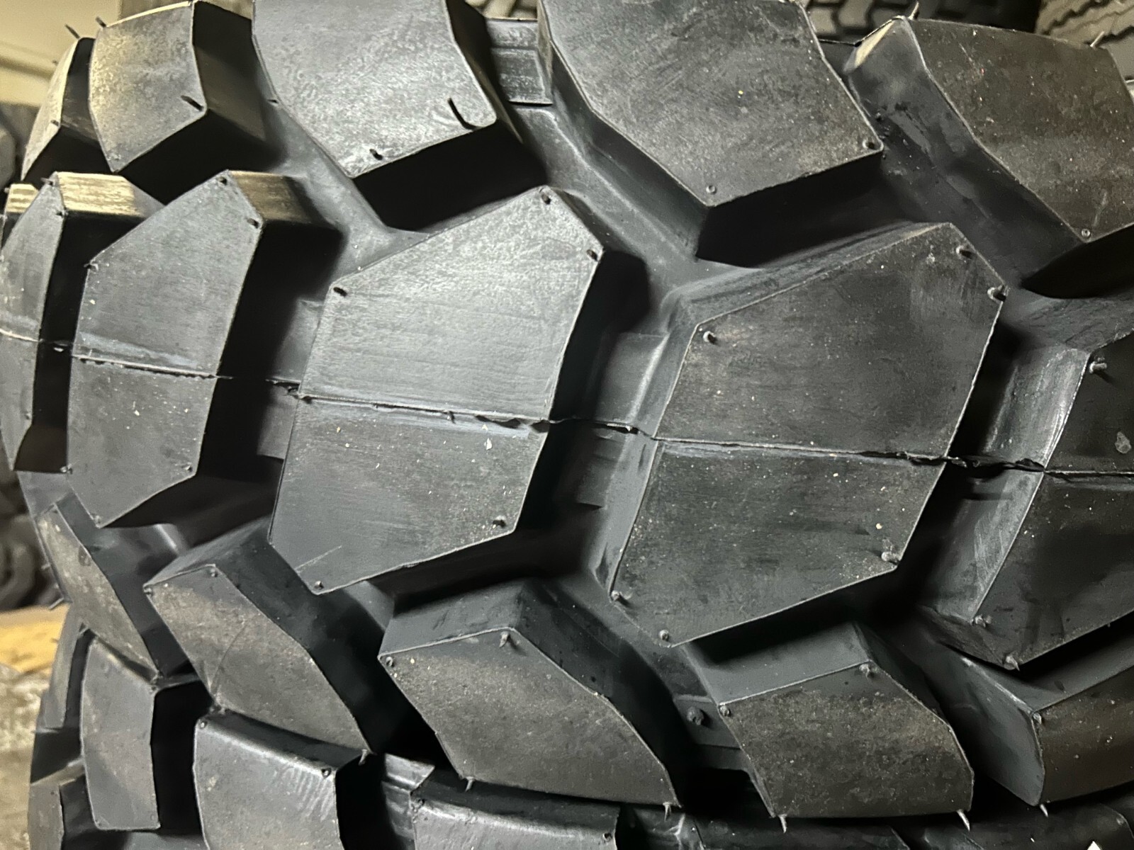 (4) 12-16.5 ROAD CREW SKS-3 14 PLY Skid Steer Loader Tire with Orange Color Rims
