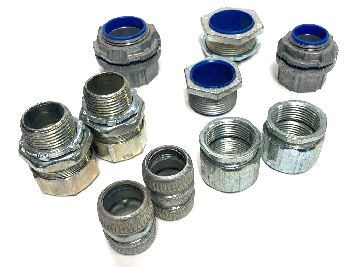 THOMAS & BETTS CONDUIT FITTING *VARIOUS SIZES* LOT OF 10* SIZES IN DESCRIPTION