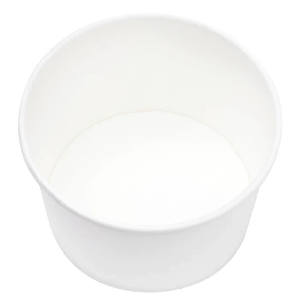Karat Earth 8oz Eco-Friendly Paper Food Containers – White (90.8mm) – 1,000 ct