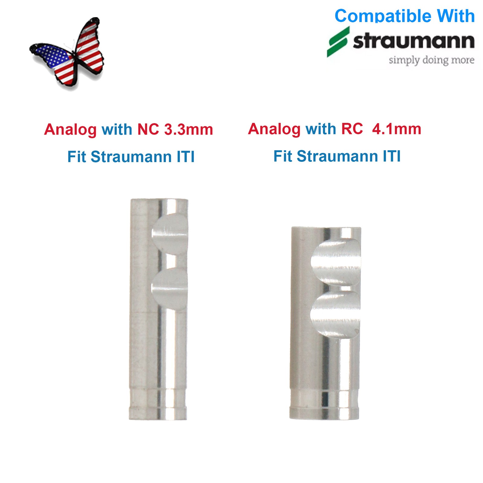 Straumann ITI Implant Accessories Healing Abutment/Scan Body/Analog/Coping NC/RC