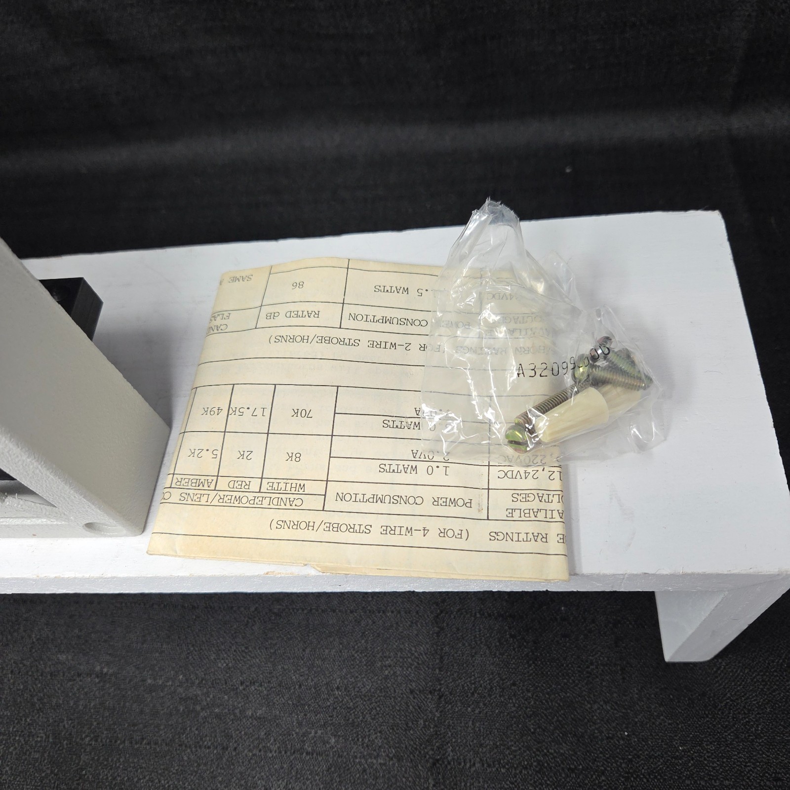VTG Wheelock 31-24 Safety Horn Signaling Device Textured Silver NOS New 1984