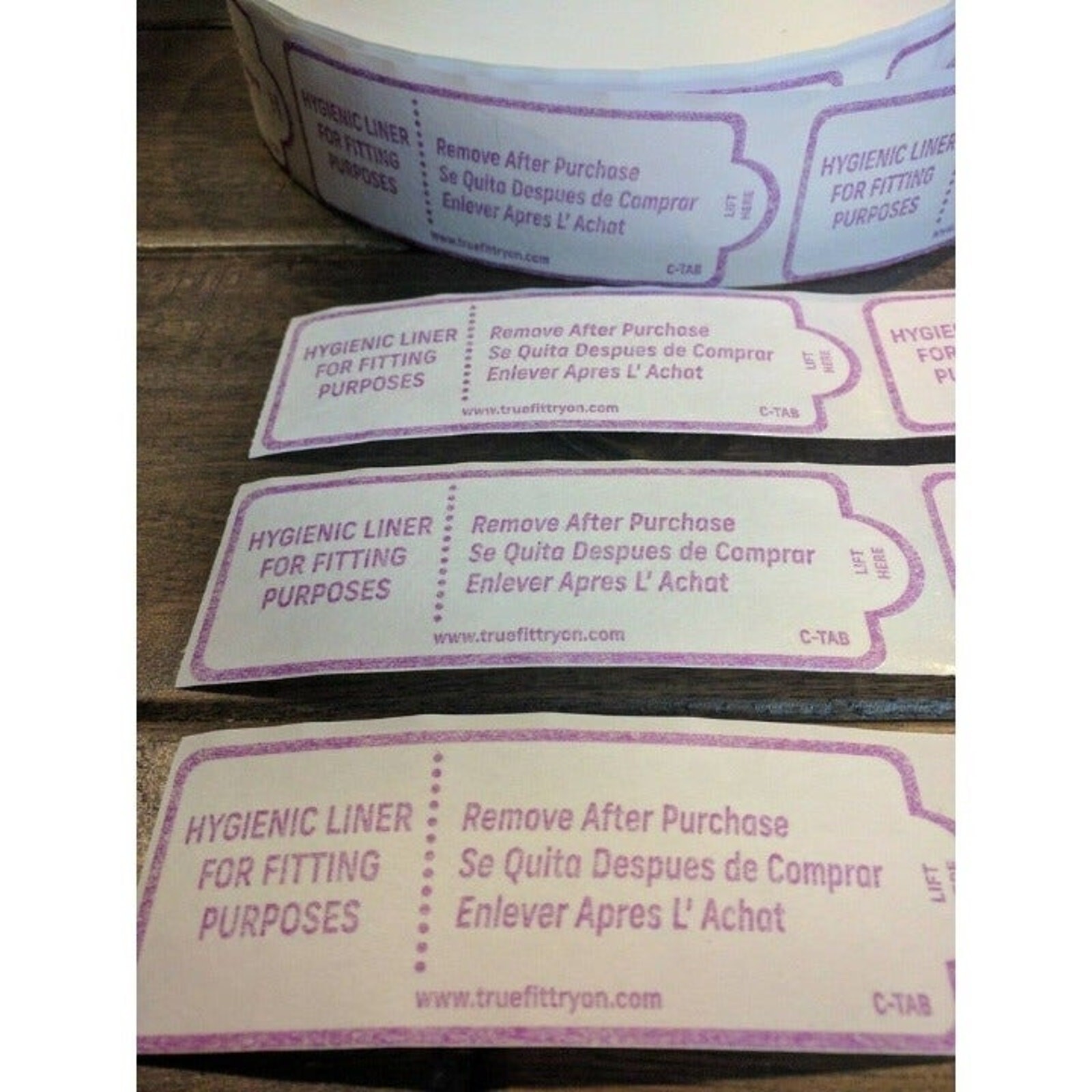 50 SMALL Protective Hygienic Liners Strips Swimwear Lingerie Eco Friendly