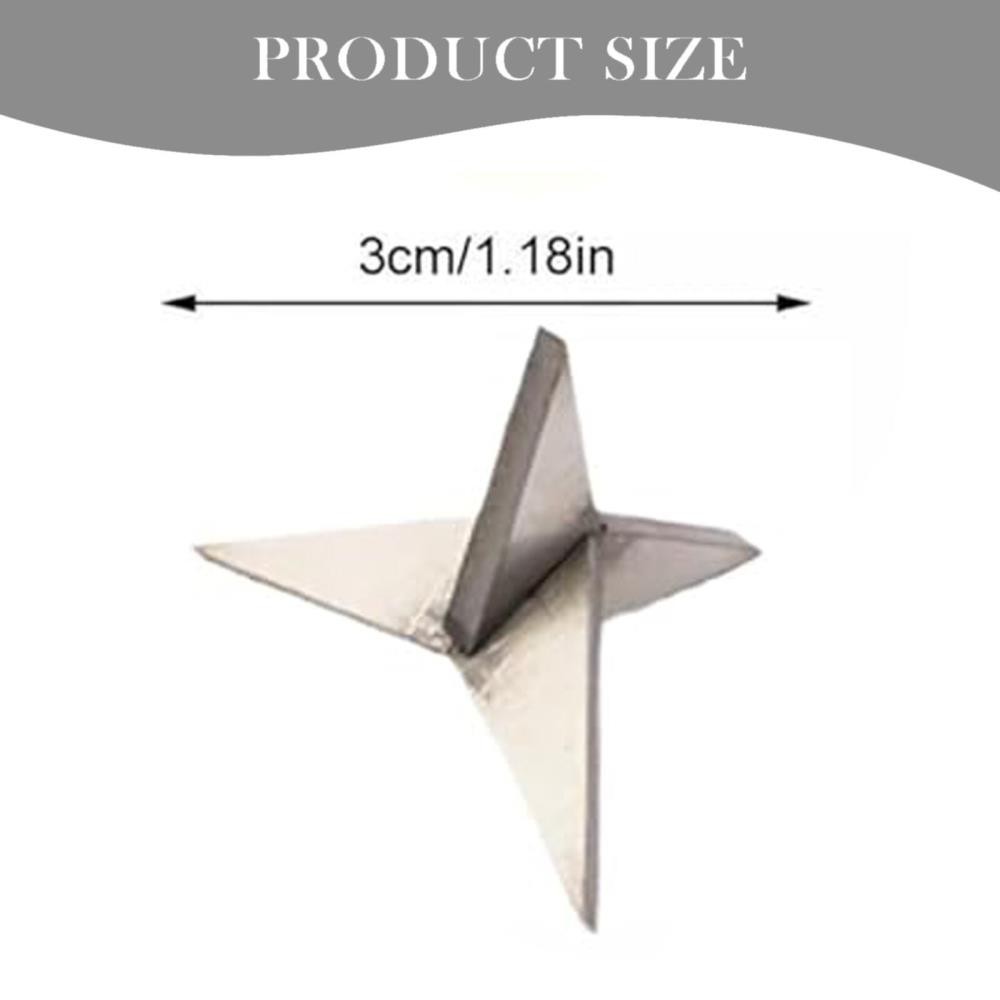 Tire Puncture Spikes Heavy Portable Duty Carbon Steel Triangle Road Spikes 50PCS