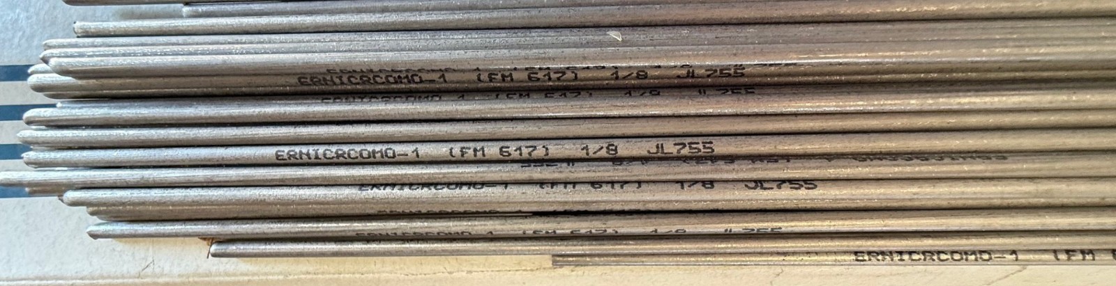 ERNiCrCoMo-1 Welding Filler Rod – 1/8 in x 36 in – AWS A5.14