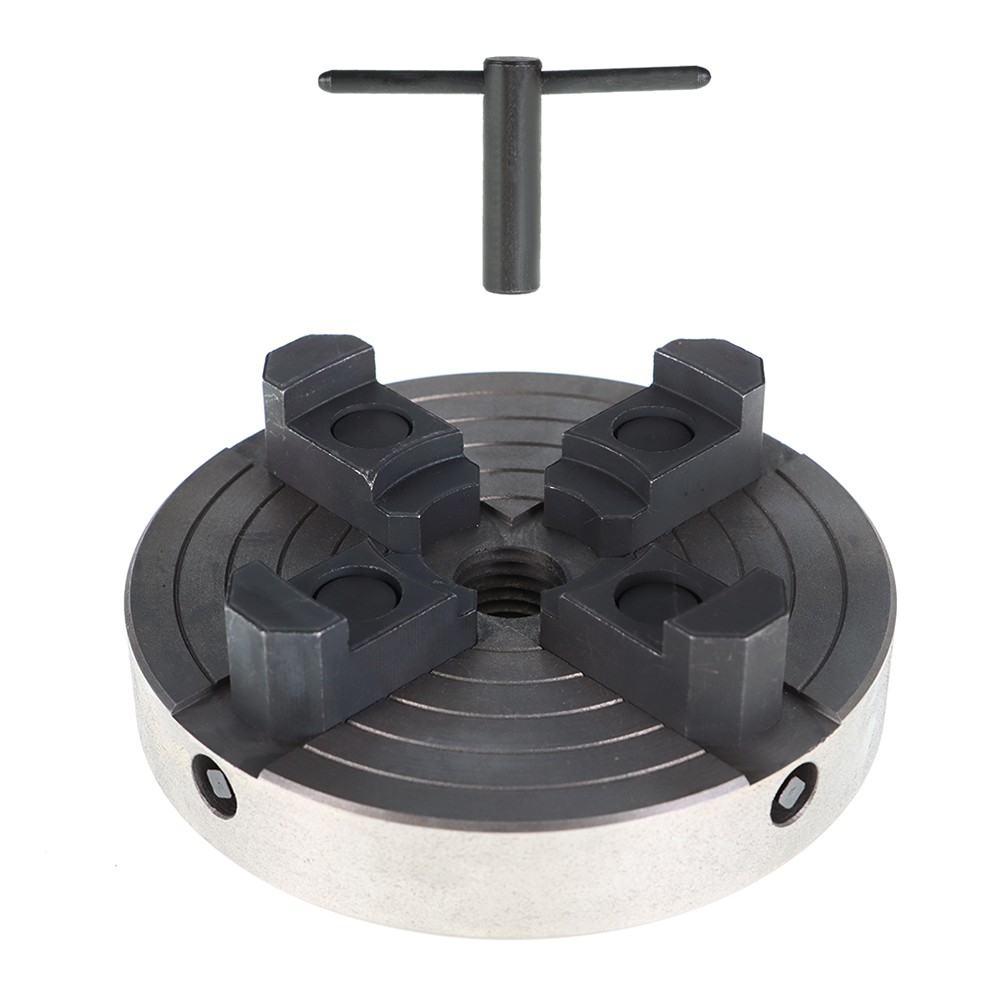 Wood Lathe Chuck 6″ 4-Jaw Lathe Chuck with 1 × 8 TPI Thread New