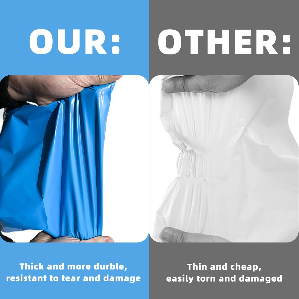 1000 10×13 Poly Mailers Envelopes Self Sealing Shipping Mailers Blue POLYSELLS