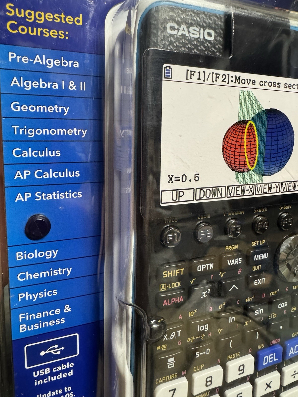 Casio Prizm FX-CG50 Color Graphing Calculator w/3D Graph -black/ New