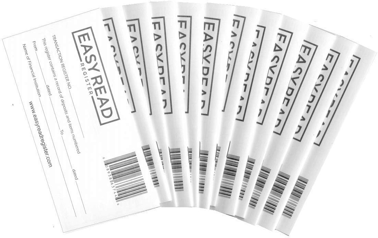 12 Check Registers for Personal Checkbook – Made in the USA – Checkbook Ledger T