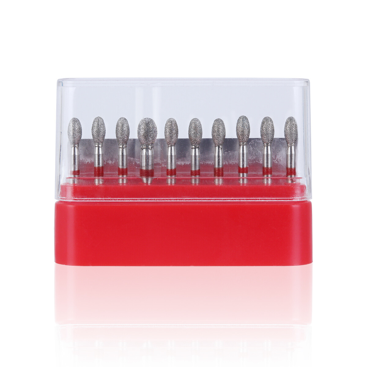Dental Fine Grit Diamond Burs 379-023F/368-023F Egg Football Shape for Cutting