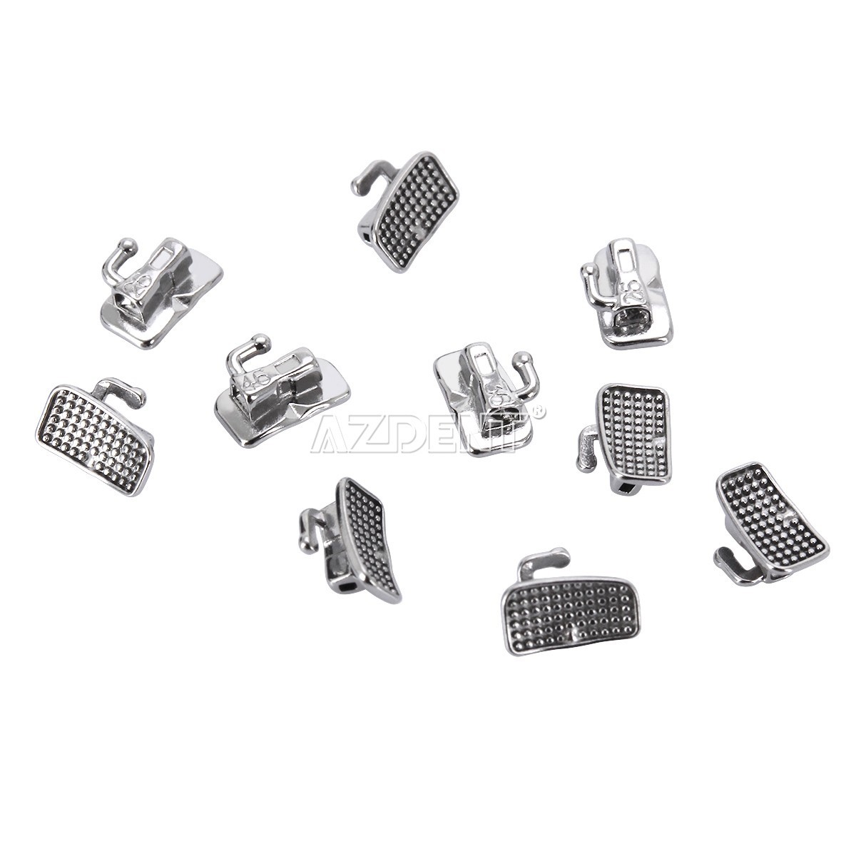 US 50Sets Dental AZDENT Orthodontic 1st Molar Buccal Tubes MIM Roth.022 Bondable