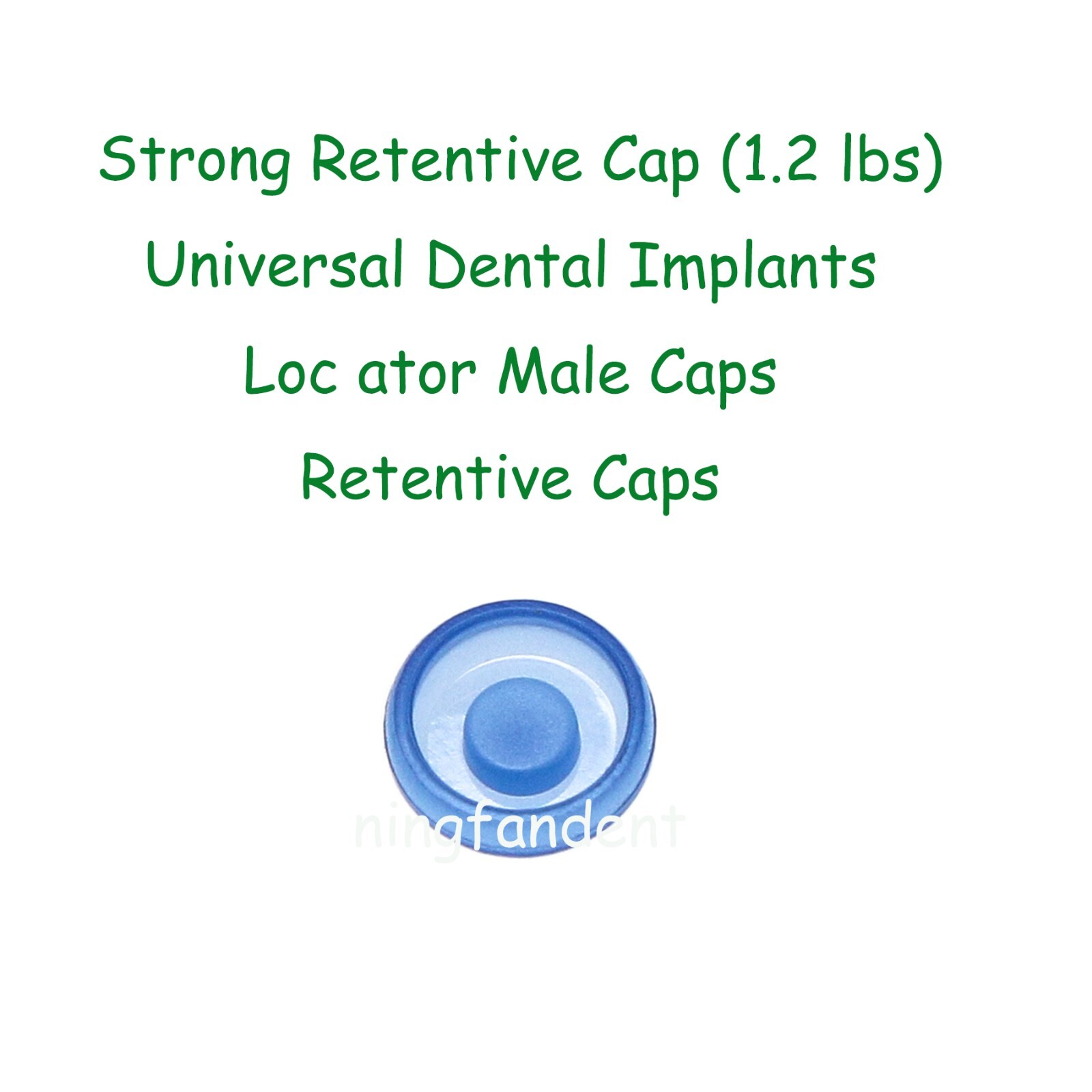 US Dental Overdenture Abutment Retention Cap Locator male processing Inserts Set