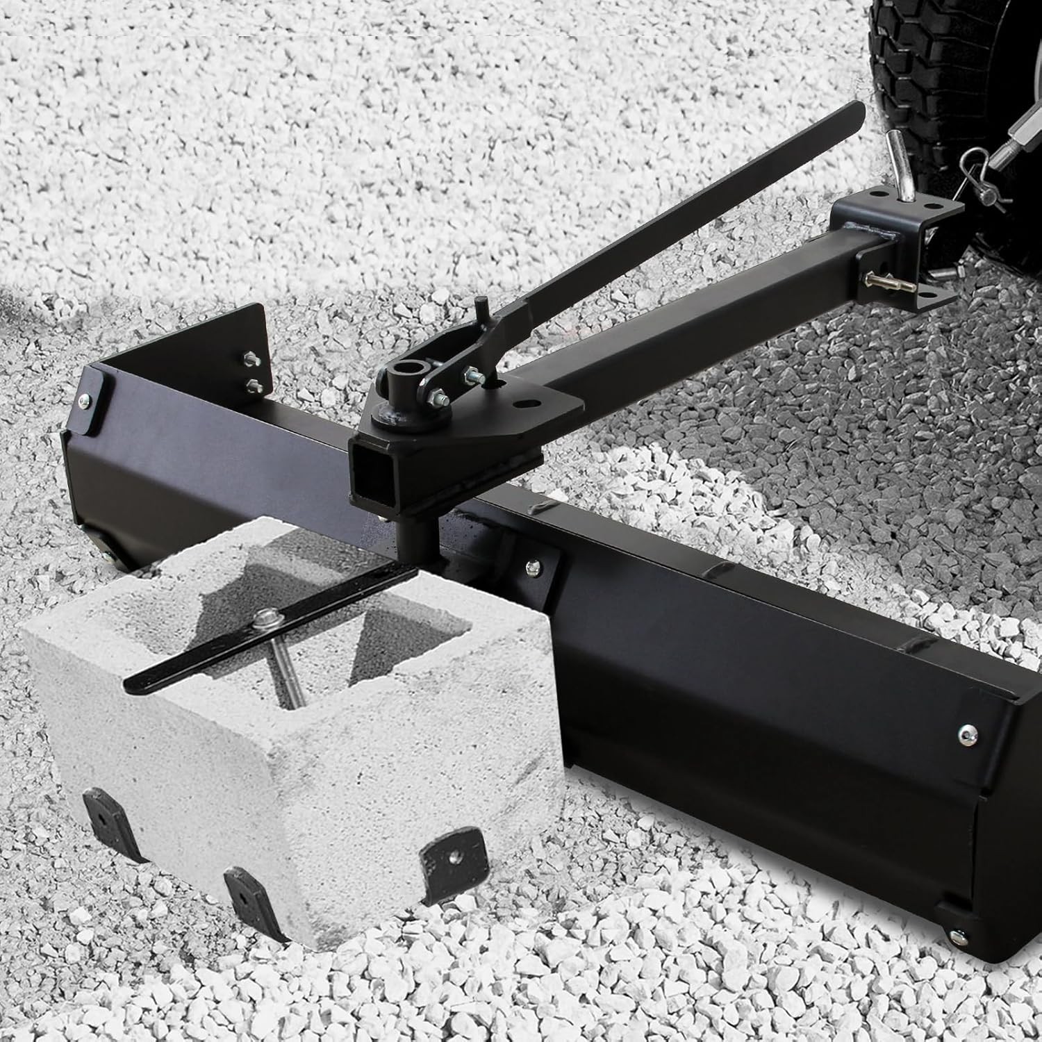 42″ Tow Behind Box Scraper Lawn Tractor Attachments for ATV UTV Tractor Mower