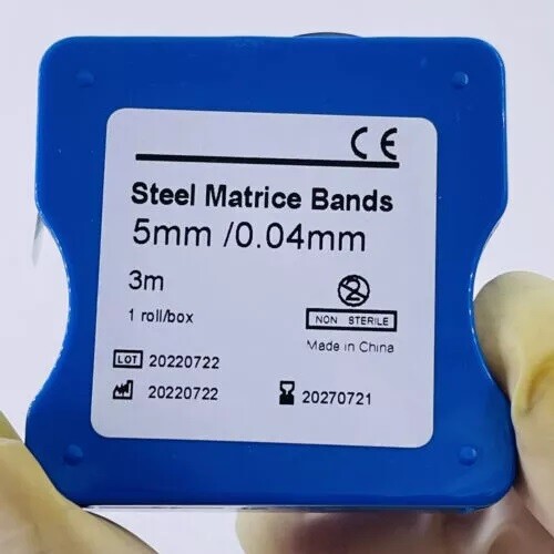 Dental Steel Matrice Bands Strip Roll Restoration Matrix Stainless Retainer FDA
