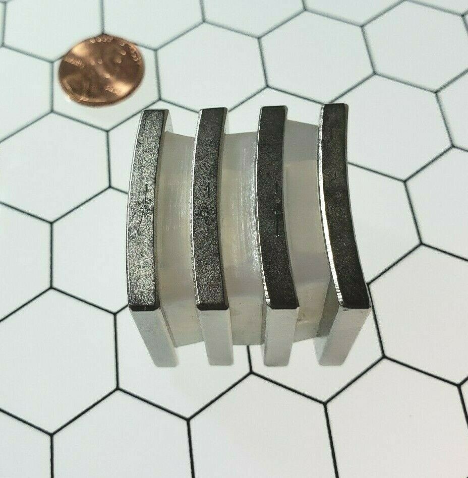 4 Neodymium Magnet Arc Motor Super Strong Rare Earth N45EH Ultra High Heat Grade