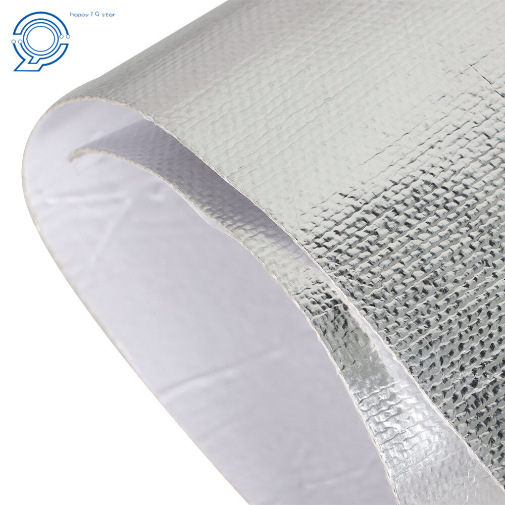 24 Inch × 12 Inch Heat Resistant Tape Adhesive Backed Aluminized Heat Barrier